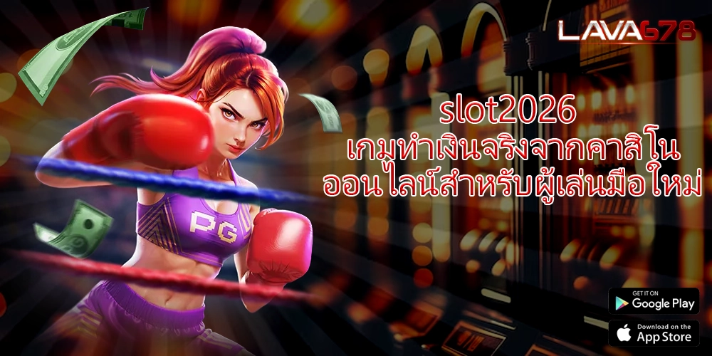 slot2026 เกมทำเงินจริงจากคาสิโนออนไลน์สำหรับผู้เล่นมือใหม่